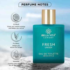 Bella Vita LuxuryFresh Unisex EAU DE TOILETTE Perfume Long Lasting 100ml