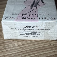 Vintage Hanae Mori Haute Couture 1.7 oz / 50ml Eau de Toilette Perfume Sealed