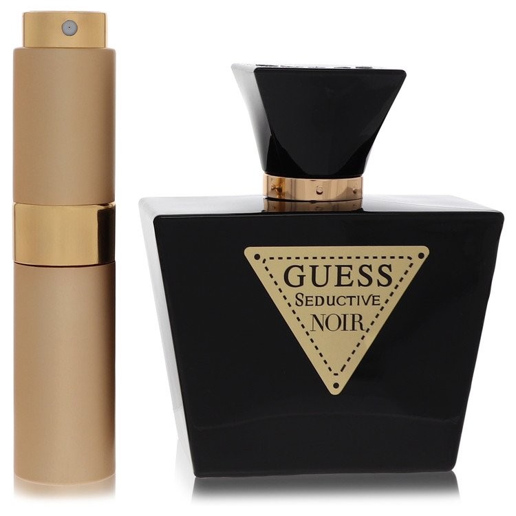 Guess Seductive Noir EDP Travel Spray 0.27oz/8ml Women Amber Floral Fragrance
