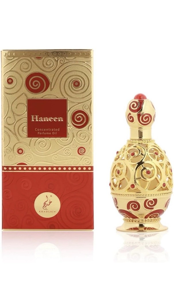 Khadlaj Haneen Gold Concentrated Perfume Oil 20ml 0.67oz Unisex New Box