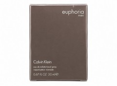 Calvin Klein Euphoria Men Eau de Toilette Travel Size Spray, 0.67 fl oz