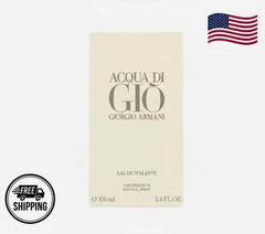 Acqua Di Gio by Giorgio Armani Men EDT 3.4 oz 100ml Cologne Spray New Box