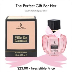 Dorall Collection Ville De L’amour Eau de Toilette Spray 3.3 fl oz Orange