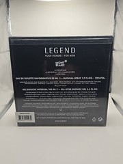 NEW:Mont Blanc Legend for Men Set Eau De Toilette Spray 1.7oz + Shower Gel 3.3oz