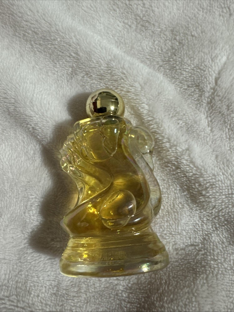 Avon Vintage Sweet Honesty Iridescent Swan Cologne Perfume Dab 0.5 oz