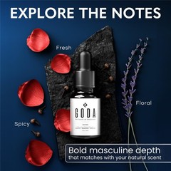 GODA For Him Pheromones Cologne for Men Infused with Real Pheromones 0.5oz/15ml