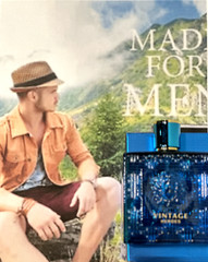Vintage Heroes Blue for Men Vers Die Hard Fans for Men EDP Perfume