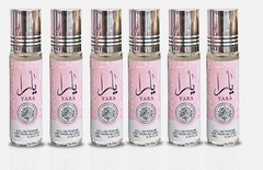 6 Pack Yara Roll-On Perfume Oil – Variations (0.34 Fl Oz , long lasting,