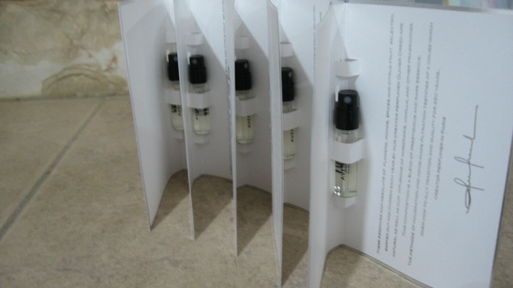 Lot of 5 Creed Aventus for Men vial 0.08oz / 2.5ml E. DP Spray New on Card