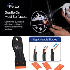 Perco Glue Off Adhesive Sticker Remover 3.3 fl. Fl Oz (Pack of 1), clear