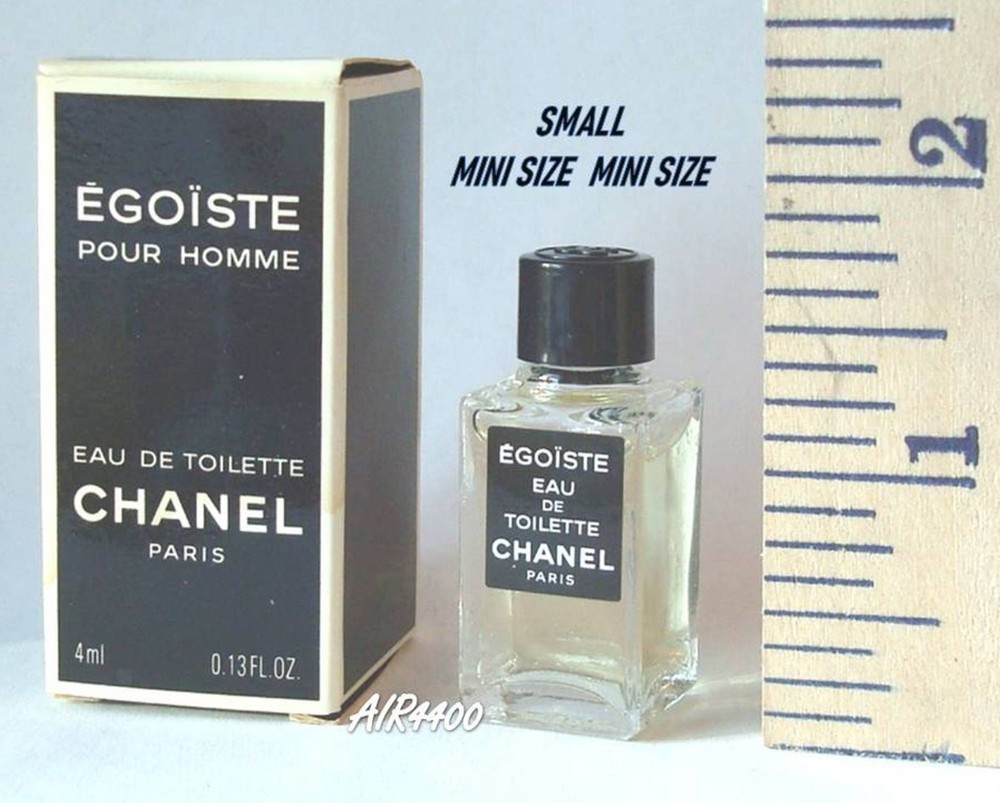 Chanel EGOISTE Homme Eau De Toilette 4ml-0.13floz Box Collectible MINI