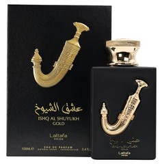 Ishq Al Shuyukh Gold by Lattafa perfume for unisex EDP 3.3 3.4 oz New in Box