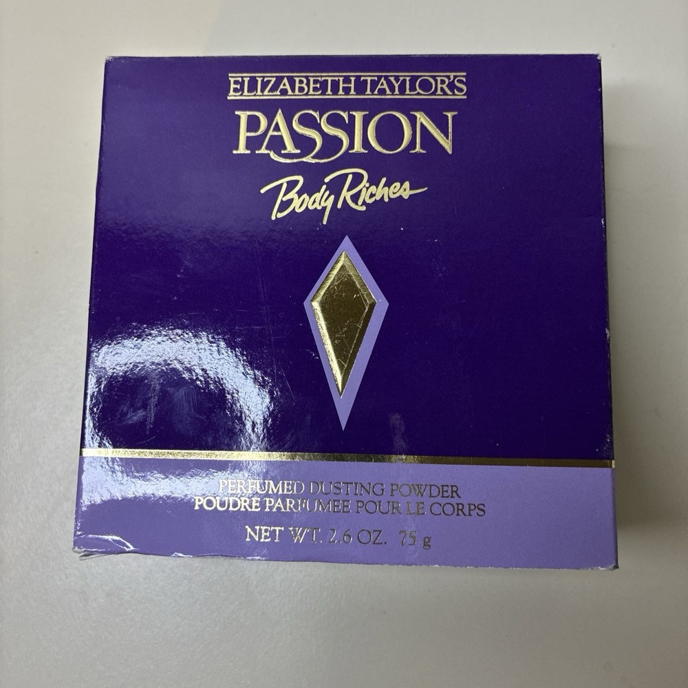 Elizabeth Taylor’s PASSION Body Riches Perfumed Fragrance Dusting Powder 2.6 oz