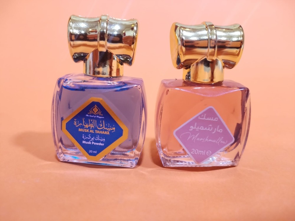 2x20ml Marshmallow & Powder Musk Tahara Perfume Oil Al Aqeeq UAE مسك الطهارة