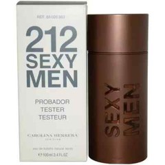 212 SEXY MEN by Carolina Cologne for Men EDT 3.3 / 3.4 oz Spray NEW tester