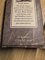 New Vintage RAW VANILLA By Coty Eau De Cologne Splash For Men 1.7 FL OZ