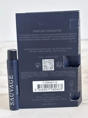1 Sample Vial SAUVAGE ELIXIR by CHRISTIAN DIOR for Men 0.03 Oz PARFUM CONCENTRE