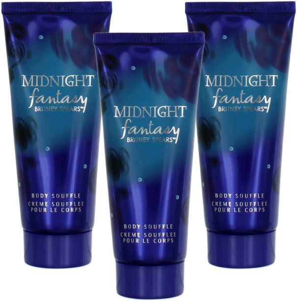 Midnight Fantasy By Britney Spears For Women Combo Pack: Body Soufle 9.9oz