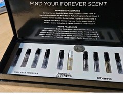 Ulta Fragrance Sampler For Her & Him Holiday Herrera Rabanne & JP Gaultier #E2-6