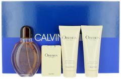 Obsession by Calvin Klein For Men SET: EDT + EDT (travel) + ASB + SG New In Box