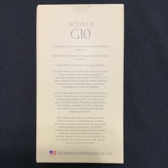 GIO Aqua Di GIO Eau de Parfum Natural Spray 3.4 fl oz Regular Size