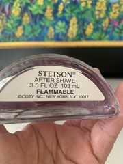 (2) LOT STETSON AFTER SHAVE SPLASH 3.5 Oz 103 ml BY COTY VINTAGE FULL AS SHOWN
