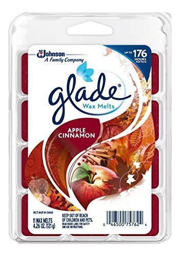 Glade Wax Melts Refill Apple Cinnamon, 4.26 Ounce 11-Count (Pack of 1)