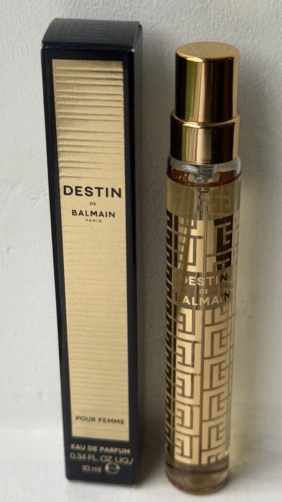 Balmain Paris Destin De Balmain Eau de Parfum Travel Spray 10ml New In Box, L@@K