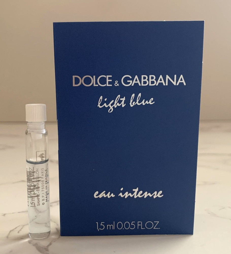 Dolce & Gabbana Light Blue Eau Intense Sample Size 1.5ml/0.05floz