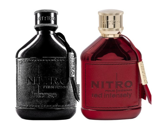 Dumont Nitro Red Intensely Extrait 2025 + Nitro Intense EDP 3.4 oz Set Men