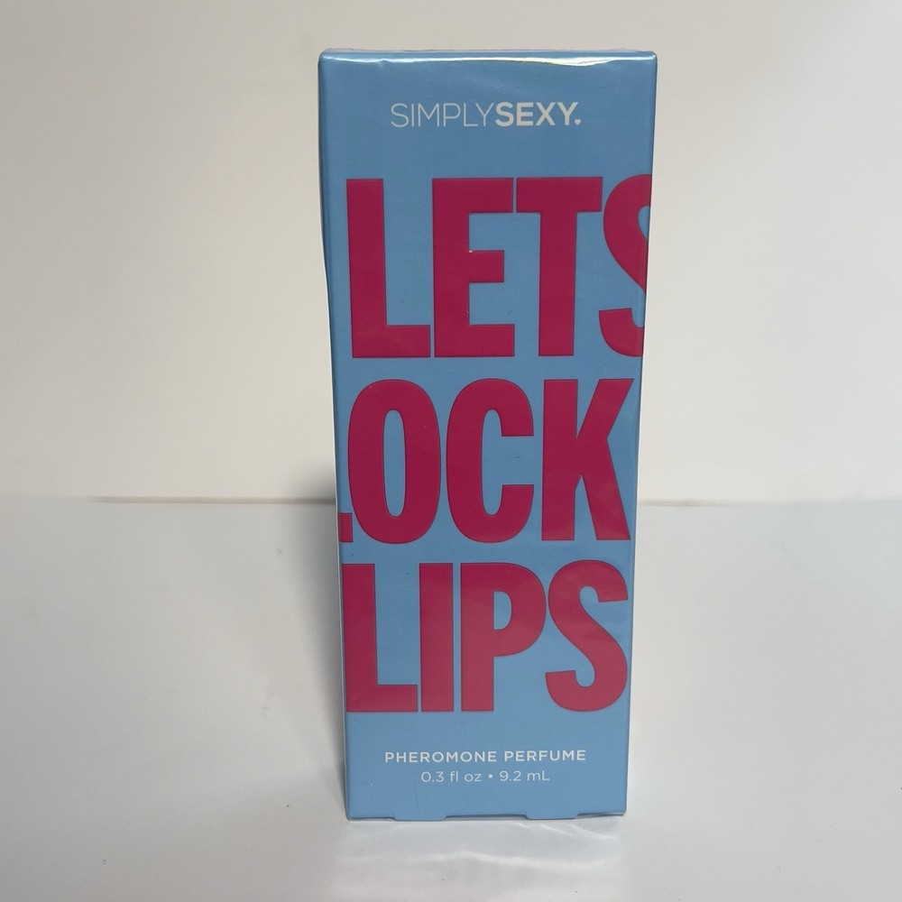 Simply Sexy Lets Lock Lips Pheromone Perfume 0.3 fl oz 9.2 mL New Sealed