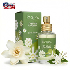Pacifica Tahitian Gardenia Perfume Spray 1Oz – Tropical Floral Fragrance with Ga