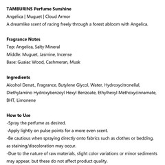 TAMBURINS Perfume #SUNSHINE 0.37fl.oz / 11ml K-Beauty