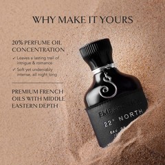 Embarouge 22° North EDP Luxury Perfume for Man 100ML