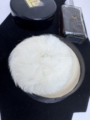 Frances Denney Interlude Dusting Powder 2oz Free NWOB Glass Bottle “decor”