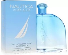 Nautica Pure Blue Eau De Toilette Spray 3.3oz/100ml for Men Fresh Aquatic Citrus