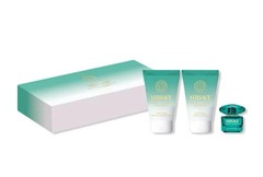 Versace Crystal Emerald Pour Femme MINI Gift Set Splash EDP Body Lotion & Shower