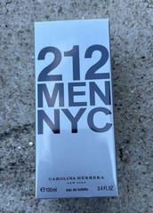 212 MEN NYC by Carolina Herrera 3.4oz 100ml EDT Cologne Men New Sealed Box