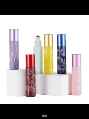 Perfume Oils, BURGUNDY 10 ml. Bottles, Metal Roller, Muslim Oils