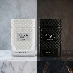 Shiyaaka Shadow and Shiyaaka Snow by Khadlaj EDP 3.4 oz Bundle