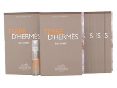 HERMES TERRE D’HERMES EAU GIVREE EDP 2.0ml .06fl oz x 10 COLOGNE SPRAY SAMPLES