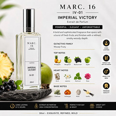 MARC.16 Imperial Victory 30ml Long Lasting Cologne Inspired By Creed Aventus