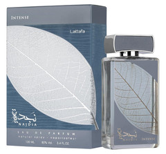 Lattafa Najdia Intense Fresh, Marine, Woody Spray for Men 3.4 Ounce