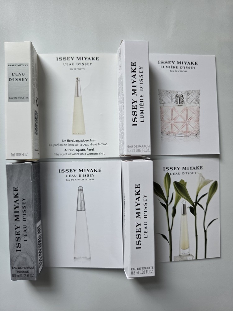 Issey Miyake Perfume Collection Sample Sprays For Women 4 Pieces