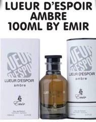 Paris Corner EMIR LUEUR D ESPOIR AMBRE 100ML Eau de Parfum Unisex~ Free Shipping