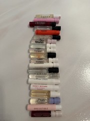 Lot of 20 Women’s Fragrance Item Perfume Travel Size Samples Hermes Chanel Dior
