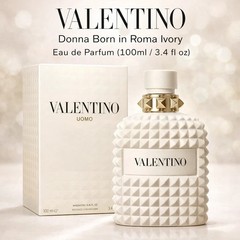 Valentino Born in Roma Ivory Uomo Cologne for Men 3.4 oz 100 ml EDT New in a Box