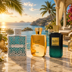 Khadlaj Island, Hawas Elixir, Rayhaan Aquatica EDP 3.4 oz Perfume Bundle