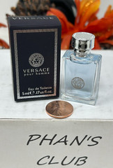 Versace Pour Homme 0.17 oz / 5 ml Eau De Toilette Mini Cologne For Men