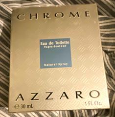 Azzaro Chrome Eau de Toilette Natural Spray 1 fl oz Regular Size